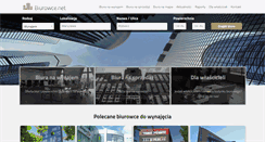 Desktop Screenshot of biurowce.net